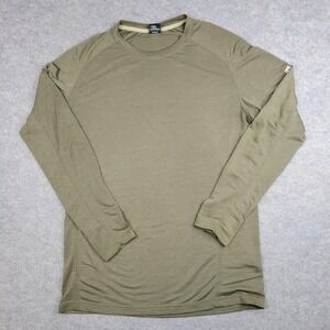 Kuhl Shirt Mens Medium Green Long Sleeve Lightweight Hiking Performance Top